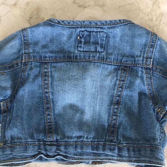 OshKosh Bolero Denim Jean Jacket 9 Months - Picture 4 of 10